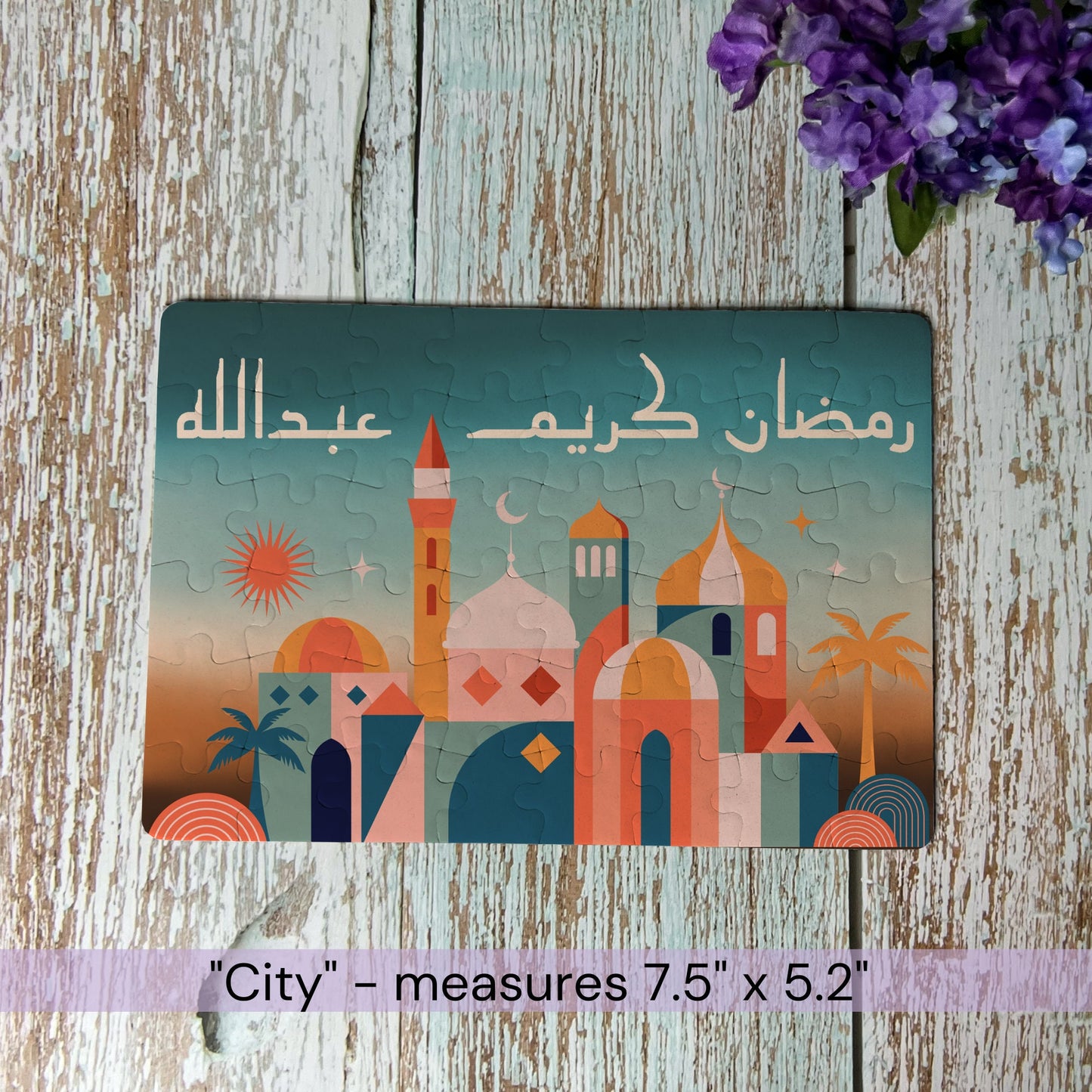 48 pc Personalized Ramadan Arches Jigsaw Puzzle Gifts