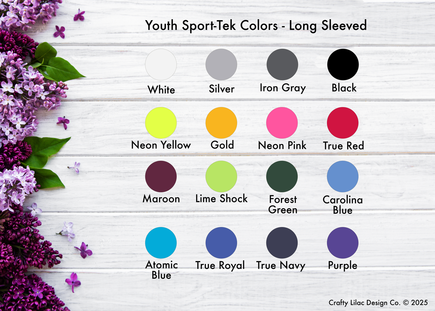 Custom Active Youth Long Sleeved T-Shirt with Your Logo or Design