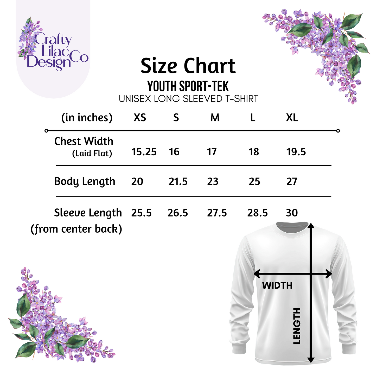 Custom Active Youth Long Sleeved T-Shirt with Your Logo or Design